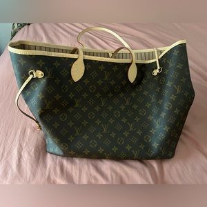 Lousi Vuitton Never Full Tote Bag
